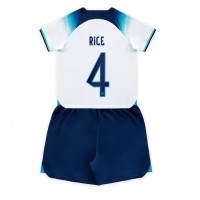 Engleska Declan Rice #4 Domaci Dres za djecu SP 2022 Kratak Rukav (+ Kratke hlače)